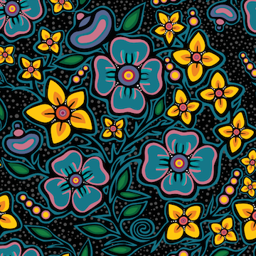 Jackie Traverse Ojibway Floral 1