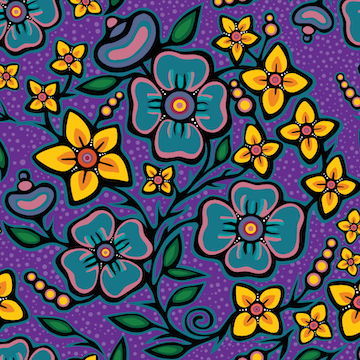 Jackie Traverse Ojibway Floral 1