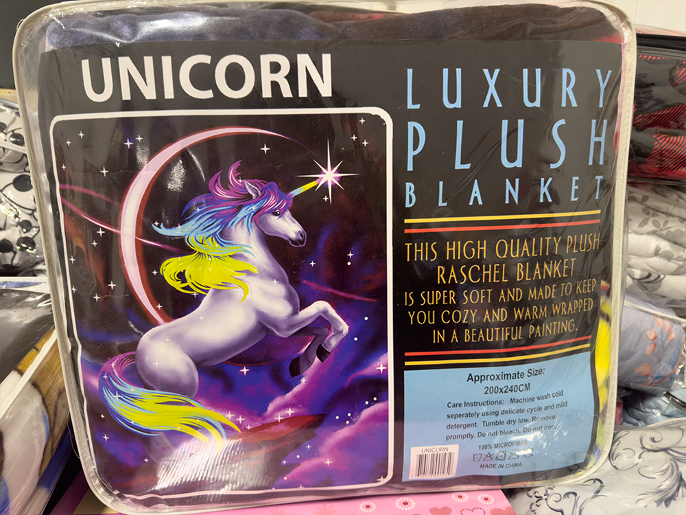 Queen Size Unicorn Luxury Plush Blanket